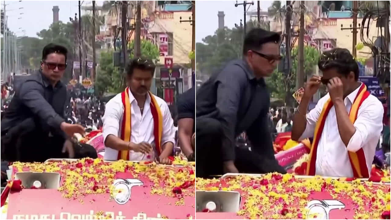 ಸ್ಟೈಲ್ ಅಂದ್ರೆ ಇದು, ಚುನಾವಣೆ ಪ್ರಚಾರದಲ್ಲಿ ದಳಪತಿ ವಿಜಯ್ ಸ್ವ್ಯಾಗ್ ನೋಡಿ ಸ್ಟೈಲ್ ಅಂದ್ರೆ ಇದು, ಚುನಾವಣೆ ಪ್ರಚಾರದಲ್ಲಿ ದಳಪತಿ ವಿಜಯ್ ಸ್ವ್ಯಾಗ್ ನೋಡಿ