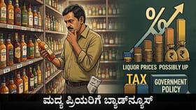 ಎಣ್ಣೆ ಪ್ರಿಯರಿಗೆ ಬಿಗ್​​ ಶಾಕ್​​: ಹಲವು ಮದ್ಯಗಳ ಬೆಲೆ ಶೇ.20ರಷ್ಟು ಏರಿಕೆ