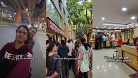 ಮೈಸೂರ್ ಸಿಲ್ಕ್ ಸೀರೆ ಖರೀದಿಸಲು ಮುಂಜಾನೆ 4 ಗಂಟೆಗೆ ಕ್ಯೂ ನಿಂತ ಯುವತಿ