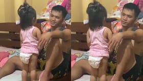 ಮಗಳ ಕ್ಯೂಟ್‌ ಬೈಗುಳಕ್ಕೆ ತಂದೆಯ ಮೊಗದಲ್ಲಿ ಮೂಡಿತು ನಗು