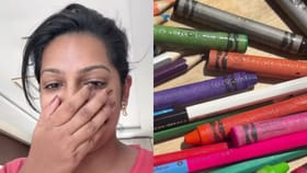 ಬೆಂಗಳೂರು ಫುಲ್ ಹಾಟ್; ಮನೆಯೊಳಗೆ ಇಟ್ಟರೂ ಬಿಸಿಲಿಗೆ ಕರಗಿದ ಕ್ರಯಾನ್ಸ್‌