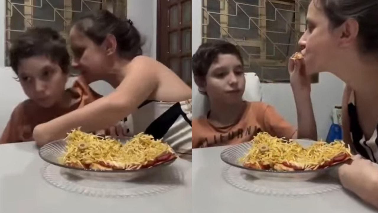 Video: ಕೈಗಳಿಲ್ಲದಿದ್ದರೂ ಮಗನಿಗೆ ಬಾಯಿಂದಲೇ ತುತ್ತು ನೀಡಿದ ತಾಯಿ, ವೈರಲ್‌ ಆಯ್ತು ದೃಶ್ಯ