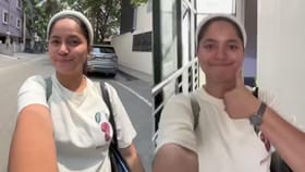 ಬಿಸಿಲಿನಿಂದ ಪಾರಾಗಲು ಹೊಸ ಮಾರ್ಗ ಕಂಡುಕೊಂಡ ಬೆಂಗಳೂರಿನ ಯುವತಿ