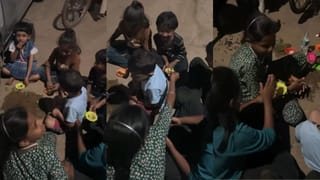 Video: ಚಿಂತೆಯಿಲ್ಲದ ಬಾಲ್ಯ; ಅಡುಗೆಯಾಟ ಆಡಿ ಸಂಭ್ರಮಿಸಿದ ಪುಟಾಣಿಗಳು