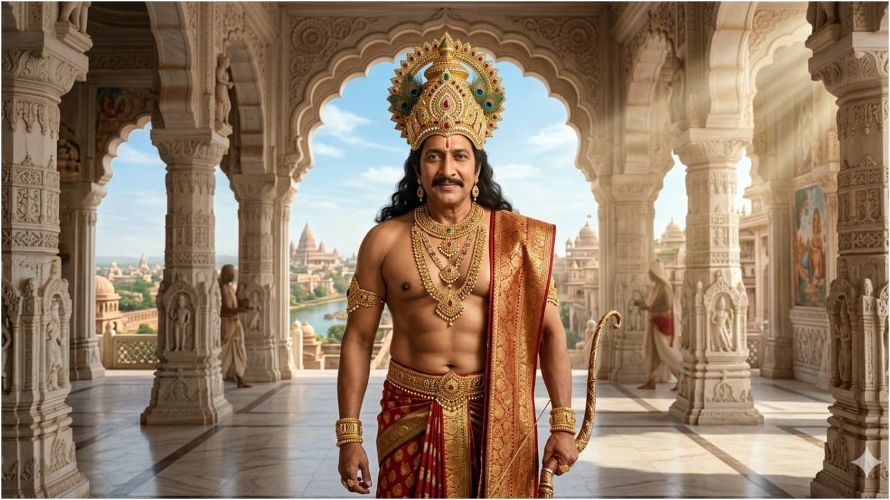 ವಿಷ್ಣುವರ್ಧನ್ ರಾಮನಾಗಿ ಕಾಣಿಸಿದ್ದರೆ ಅವರ ಪಾತ್ರ ಹೀಗೆ ಇರುತ್ತಿತ್ತು. ಈ ಫೋಟೋಗಳು ಗಮನ ಸೆಳೆದಿವೆ. ಆದರೆ, ಇವರು ಸಂಪೂರ್ಣವಾಗಿ ವಿಷ್ಣುವರ್ಧನ್ ರೀತಿ ಕಾಣಿಸುತ್ತಿಲ್ಲ ಎಂಬ ಅಭಿಪ್ರಾಯ ವ್ಯಕ್ತವಾಗಿದೆ. 