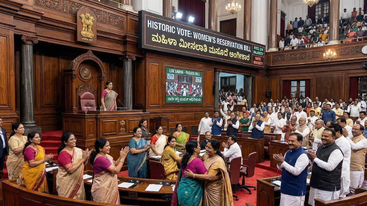 Women's Reservation Bill 2026: ಮಹಿಳಾ ಸಬಲೀಕರಣದತ್ತ ಐತಿಹಾಸಿಕ ಹೆಜ್ಜೆ: 2029 ರಿಂದ ಶೇ. 33 ಮಹಿಳಾ ಮೀಸಲಾತಿ ಜಾರಿ, ವಿಶೇಷ ಅಧಿವೇಶನಕ್ಕೆ ಕೇಂದ್ರದ ಕರೆ Women's Reservation Bill 2026: ಮಹಿಳಾ ಸಬಲೀಕರಣದತ್ತ ಐತಿಹಾಸಿಕ ಹೆಜ್ಜೆ: 2029 ರಿಂದ ಶೇ. 33 ಮಹಿಳಾ ಮೀಸಲಾತಿ ಜಾರಿ, ವಿಶೇಷ ಅಧಿವೇಶನಕ್ಕೆ ಕೇಂದ್ರದ ಕರೆ