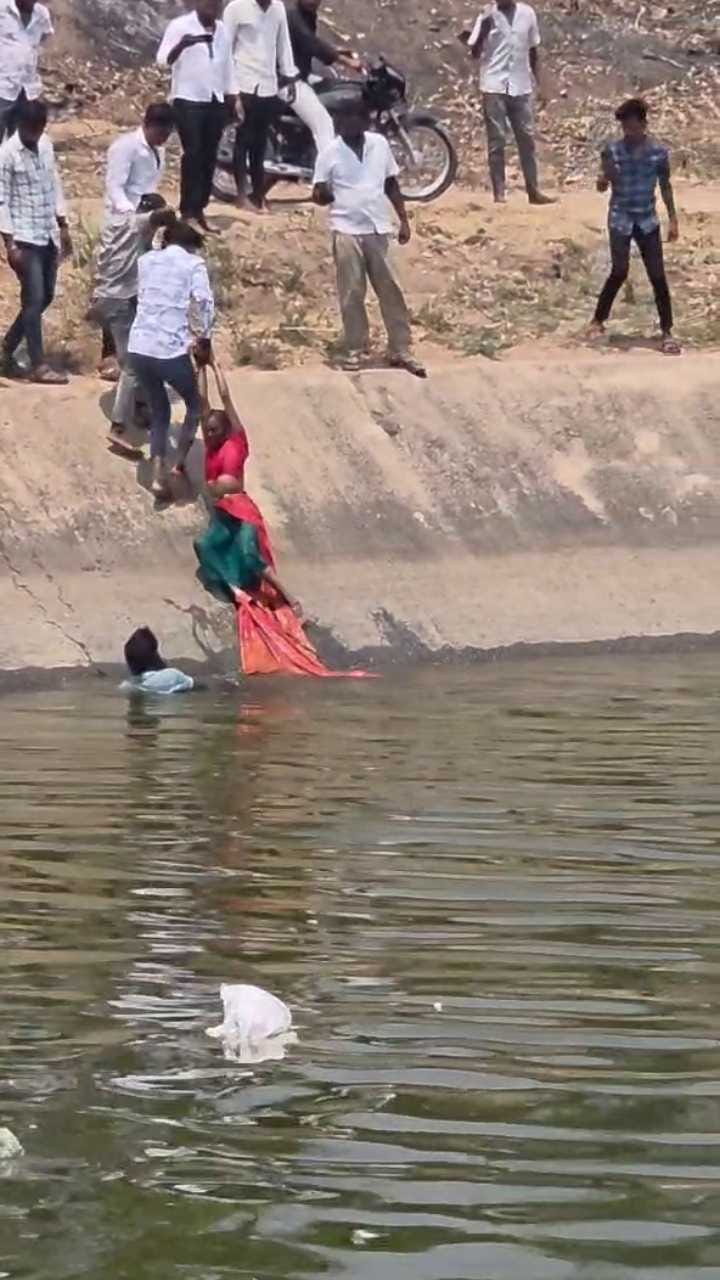 ಕಾಲುವೆಗೆ ಬಿದ್ದ ಮಾನಸಿಕ ಅಸ್ವಸ್ಥ ಮಹಿಳೆಯ ರಕ್ಷಣೆ!