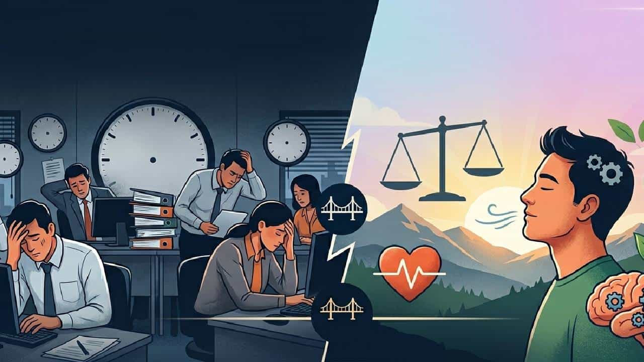 ILO Report: ಕೆಲಸದ ಸ್ಥಳದಲ್ಲಿನ ಅತಿಯಾದ ಒತ್ತಡ, ಪ್ರತಿ ವರ್ಷ 8.4 ಲಕ್ಷ ಜನರ ಸಾವಿಗೆ ಕಾರಣವಾಗುತ್ತಿದೆ; ವರದಿ