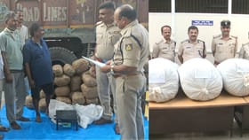 ಜಿಗಣಿ ಪೊಲೀಸರ ಭರ್ಜರಿ ಬೇಟೆ: ಕೋಟ್ಯಂತರ ರೂ ಮೌಲ್ಯದ 250 ಕೆಜಿ ಗಾಂಜಾ ಜಪ್ತಿ
