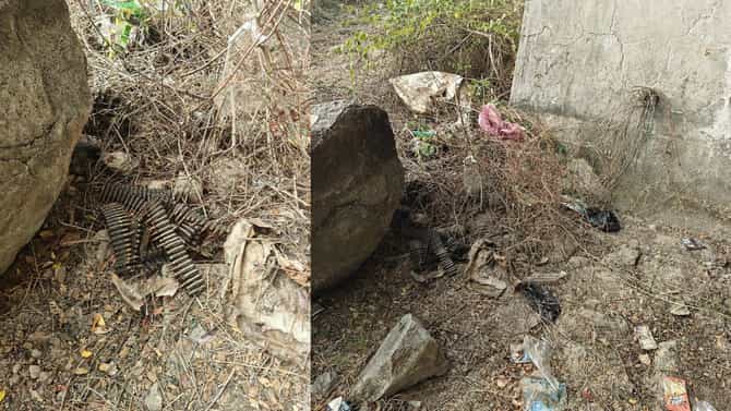 ಕೋಲಾರ ಗಡಿಯಲ್ಲಿ ಭಾರಿ ಪ್ರಮಾಣದ ಲೈವ್ ಬುಲೆಟ್ ಪತ್ತೆ