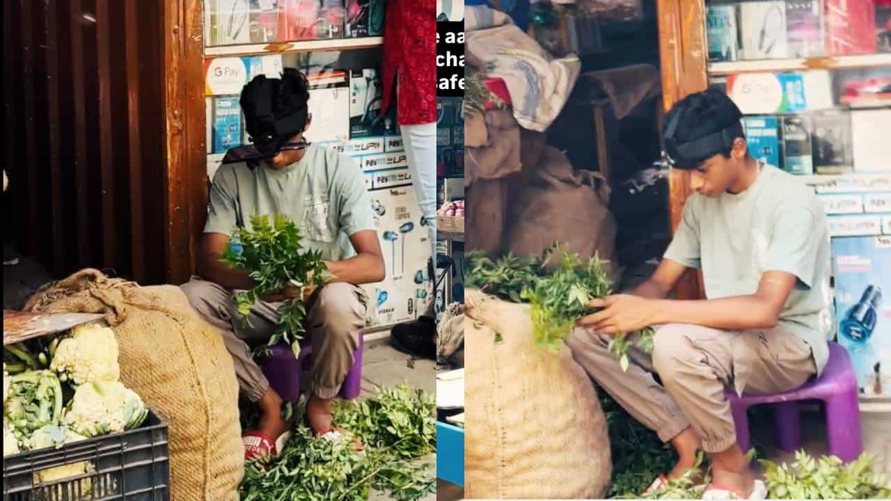 ಬೆಂಗಳೂರಲ್ಲಿ ತರಕಾರಿ ಮಾರುವ ಹುಡುಗನ ತಲೆಯಲ್ಲಿ ಎಐ ಟೂಲ್; ಗಂಟೆಗೆ 350 ರೂ ಎಕ್ಸ್ಟ್ರಾ ಇನ್ಕಮ್; ಬೆರಗಾದ ನೆಟ್ಟಿಗರು ಬೆಂಗಳೂರಲ್ಲಿ ತರಕಾರಿ ಮಾರುವ ಹುಡುಗನ ತಲೆಯಲ್ಲಿ ಎಐ ಟೂಲ್; ಗಂಟೆಗೆ 350 ರೂ ಎಕ್ಸ್ಟ್ರಾ ಇನ್ಕಮ್; ಬೆರಗಾದ ನೆಟ್ಟಿಗರು