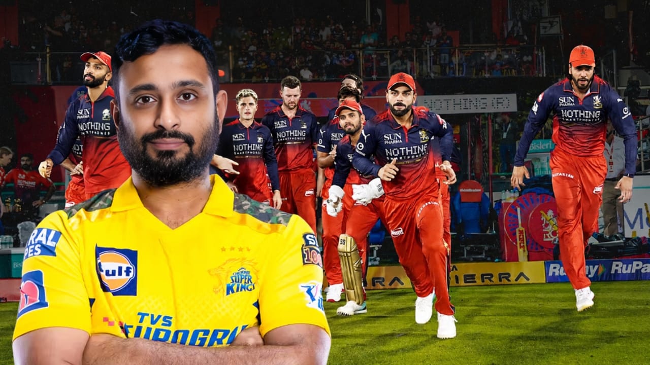 Ambati Rayudu speaking on television about Royal Challengers Bangalore's success