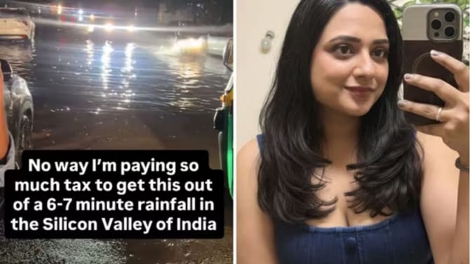 ಮಳೆಗೆ ಮುಳುಗಿದ ಬೆಂಗಳೂರು: ನಗರದ ಮೂಲಸೌಕರ್ಯದ ಬಗ್ಗೆ ಅಸ್ಸಾಂ ಯುವತಿ ಗರಂ