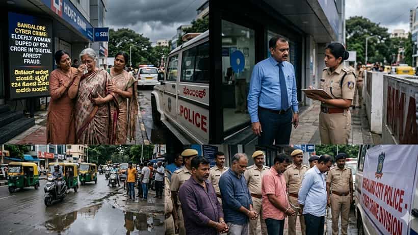 ಡಿಜಿಟಲ್ ಅರೆಸ್ಟ್ ಹೆಸರಲ್ಲಿ ವೃದ್ಧೆಯಿಂದ 24 ಕೋಟಿ ರೂ. ಸುಲಿಗೆ: ಬ್ಯಾಂಕ್ ಮ್ಯಾನೇಜರ್ ಸಮಯಪ್ರಜ್ಞೆಯಿಂದ ಪ್ರಕರಣ ಬೆಳಕಿಗೆ