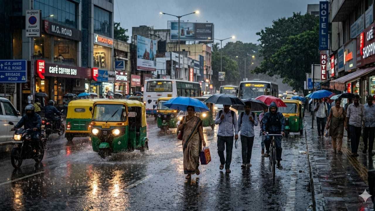 IMD Issues 3-Day Thunderstorm and Heavy Rain Alert for Bengaluru and South Karnataka