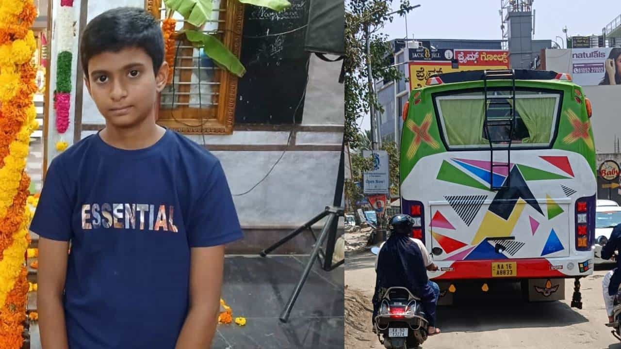 ಬೆಂಗಳೂರು: ತಂದೆಗೆ ಔಷಧಿ ತರಲು ಹೋಗಿದ್ದ ಬಾಲಕನ ಮೇಲೆ ಹರಿದ ಖಾಸಗಿ ಬಸ್; ದುರಂತ ಅಂತ್ಯ  ​
