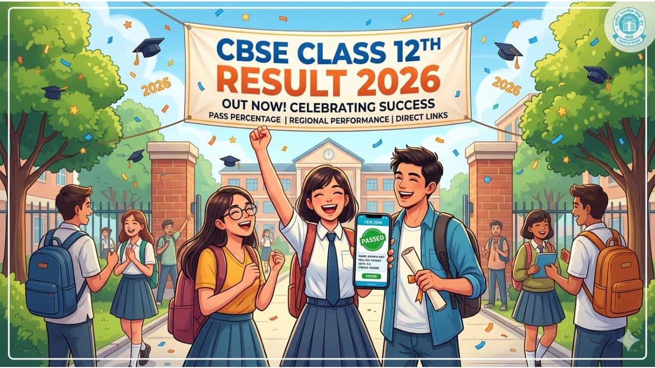 CBSE 12th Result 2026 Declared: ಸಿಬಿಎಸ್‌ಇ 12ನೇ ತರಗತಿ ಫಲಿತಾಂಶ ಪ್ರಕಟ; ರಿಸಲ್ಟ್​ ಪರಿಶೀಲಿಸಲು ಈ ಲಿಂಕ್ ಬಳಸಿ