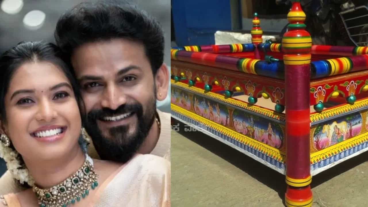 ಡಾಲಿ ಧನಂಜಯ್ ಪುತ್ರನಿಗಾಗಿ ತಯಾರಾಗುತ್ತಿದೆ ವಿಶ್ವಪ್ರಸಿದ್ಧ ಕಲಘಟಗಿ ತೊಟ್ಟಿಲು: ಏನಿದರ ವಿಶೇಷತೆ? ಡಾಲಿ ಧನಂಜಯ್ ಪುತ್ರನಿಗಾಗಿ ತಯಾರಾಗುತ್ತಿದೆ ವಿಶ್ವಪ್ರಸಿದ್ಧ ಕಲಘಟಗಿ ತೊಟ್ಟಿಲು: ಏನಿದರ ವಿಶೇಷತೆ?