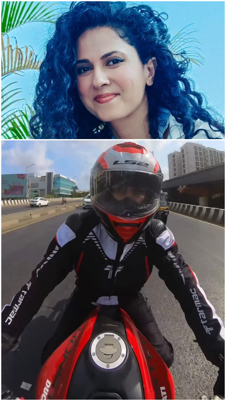 ‘ಗಾಳಿಪಟ’ ನಟಿ ಡೈಸಿ ಬೋಪಣ್ಣ ಸೂಪರ್ ಬೈಕ್ ಸವಾರಿ