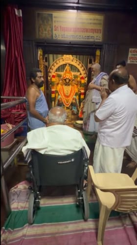 ಹುಟ್ಟುಹಬ್ಬದ ಹಿನ್ನೆಲೆ ವಿಶೇಷ ಪೂಜೆ ಸಲ್ಲಿಸಿದ ಹೆಚ್​​ಡಿಡಿ