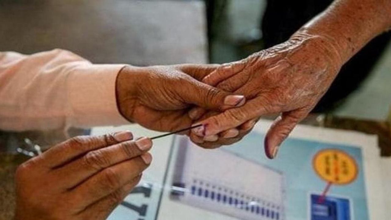 Tamil Nadu election indelible ink on finger of arrested foreign national