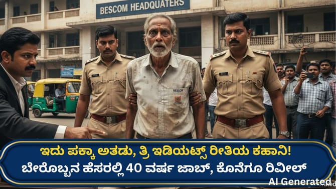 ಇನ್ನೊಬ್ಬನ ಹೆಸರಲ್ಲಿ 40 ವರ್ಷ ಸರ್ಕಾರಿ ಜಾಬ್! ಇದು ಸಿನಿಮಾ ಕಥೆಯಲ್ಲ!