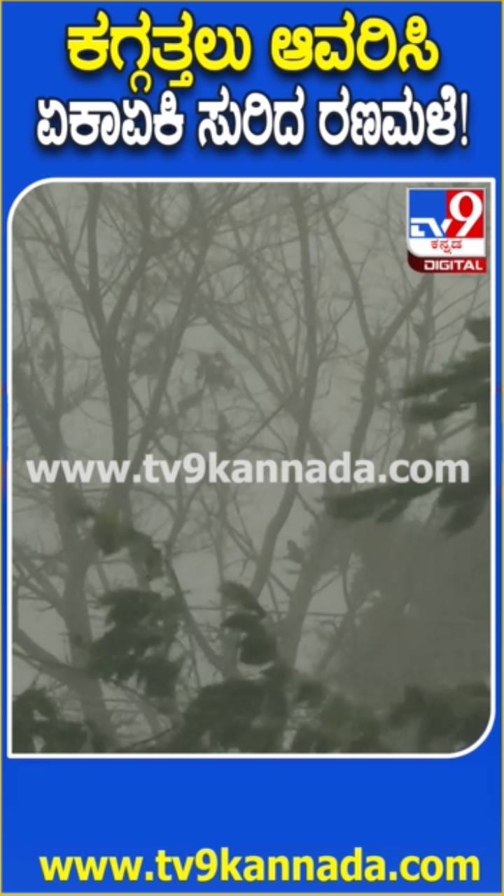 ಗದಗ ಜಿಲ್ಲೆಯಲ್ಲಿ ಏಕಾಏಕಿ ಸುರಿದ ಭಾರೀ ಮಳೆ: ತಂಪೆರೆದ ಮಳೆರಾಯ