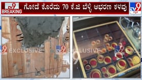 ಜ್ಯುವೆಲರಿಗೆ ಕನ್ನ: ಗೋಡೆ ಕೊರೆದು 70 ಕೆಜಿ ಬೆಳ್ಳಿ ಕಳ್ಳತನ