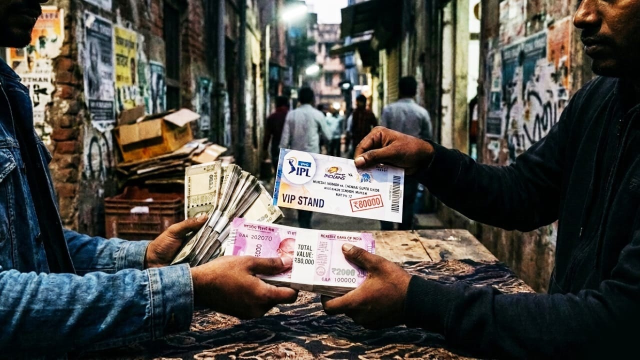 Delhi police uncover IPL ticket black market scam involving DDCA official.