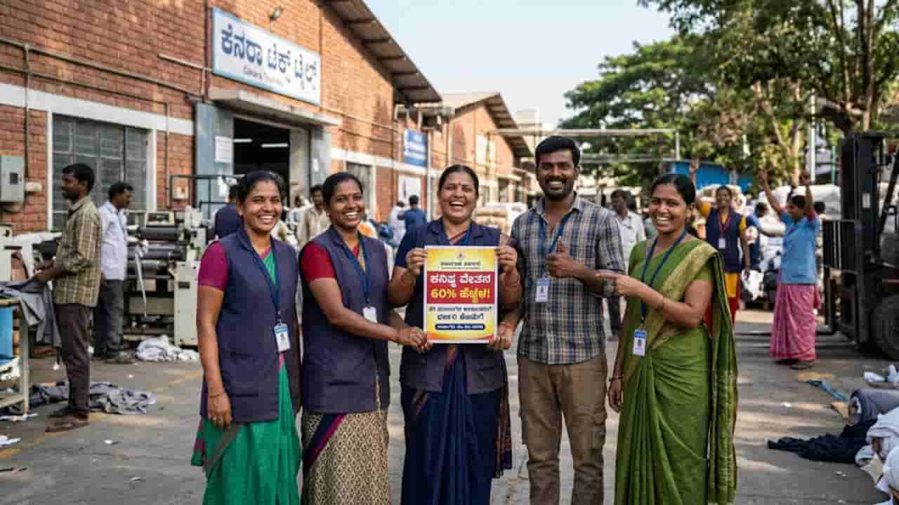 Minimum Wage: ಕರ್ನಾಟಕದಲ್ಲಿ ಕಾರ್ಮಿಕರ ಕನಿಷ್ಠ ವೇತನದಲ್ಲಿ ಶೇ 60ರಷ್ಟು ಹೆಚ್ಚಳ!