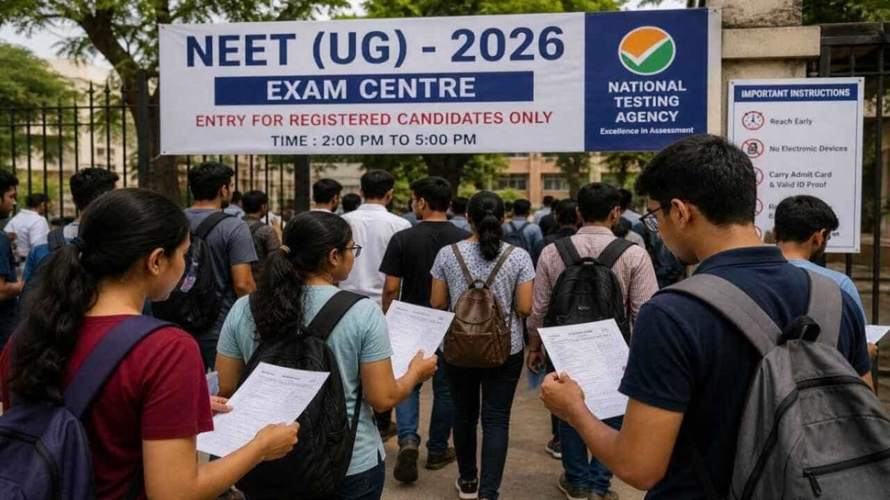 NEET Exam 2026 Cancelled: ಪ್ರಶ್ನೆ ಪತ್ರಿಕೆ ಸೋರಿಕೆ ಹಿನ್ನೆಲೆ ಮೇ 3 ರಂದು ನಡೆದಿದ್ದ NEET ಪರೀಕ್ಷೆ ರದ್ದು! NEET Exam 2026 Cancelled: ಪ್ರಶ್ನೆ ಪತ್ರಿಕೆ ಸೋರಿಕೆ ಹಿನ್ನೆಲೆ ಮೇ 3 ರಂದು ನಡೆದಿದ್ದ NEET ಪರೀಕ್ಷೆ ರದ್ದು!
