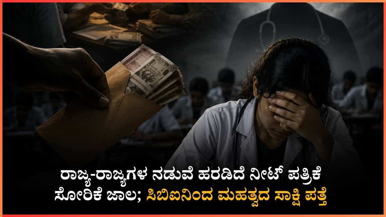 ನೀಟ್ ಪ್ರಶ್ನೆಪತ್ರಿಕೆ ಸೋರಿಕೆ ಪ್ರಕರಣಕ್ಕೆ ಸ್ಫೋಟಕ ಟ್ವಿಸ್ಟ್: ಸಿಬಿಐನಿಂದ ಮಹತ್ವದ ಸಾಕ್ಷಿ ಪತ್ತೆ ನೀಟ್ ಪ್ರಶ್ನೆಪತ್ರಿಕೆ ಸೋರಿಕೆ ಪ್ರಕರಣಕ್ಕೆ ಸ್ಫೋಟಕ ಟ್ವಿಸ್ಟ್: ಸಿಬಿಐನಿಂದ ಮಹತ್ವದ ಸಾಕ್ಷಿ ಪತ್ತೆ
