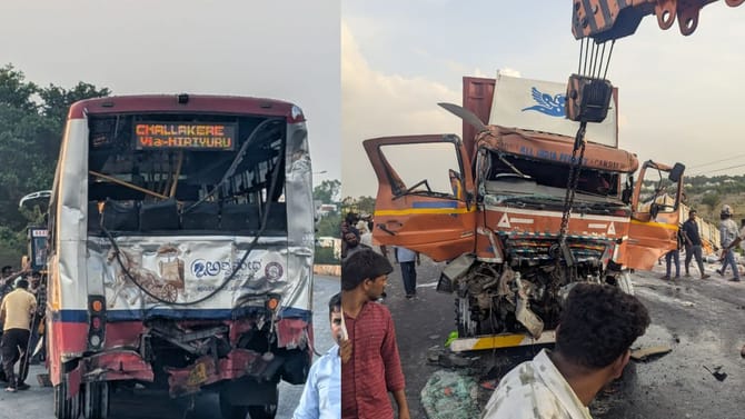 ಡಾಬಸ್ ಪೇಟೆ ಬಳಿ ಸರಣಿ ಅಪಘಾತ: ಇಬ್ಬರ ಸ್ಥಿತಿ ಗಂಭೀರ