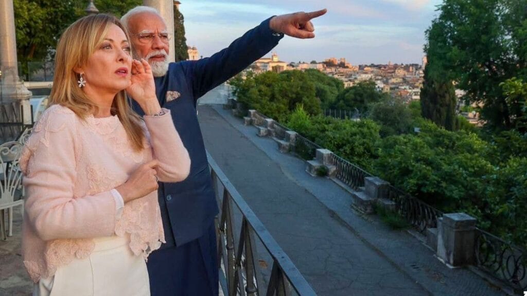 Pm Modi With Meloni