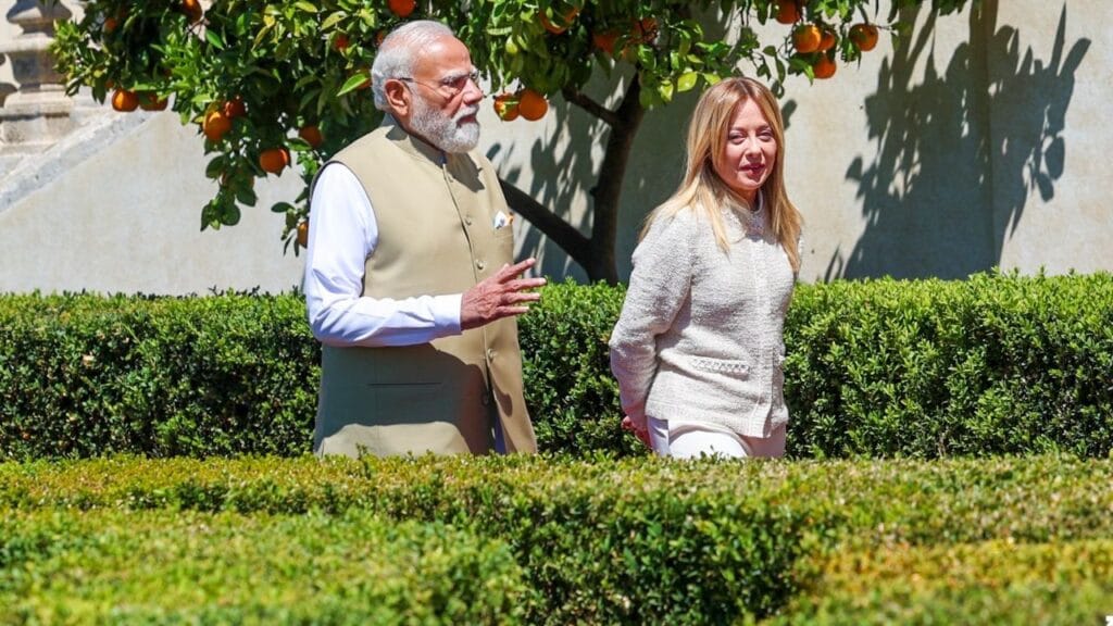 Pm Modi With Meloni
