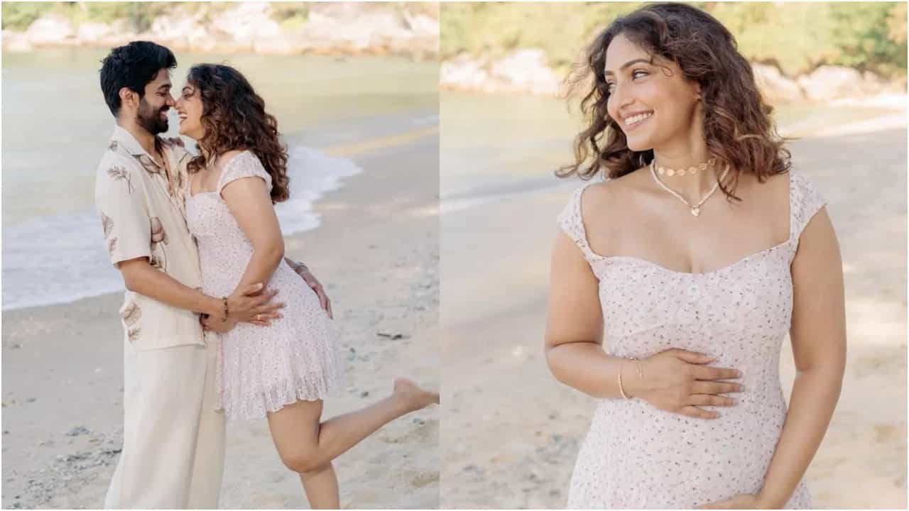 ಕನ್ನಡದಲ್ಲಿ ರತ್ನನ್ ಪ್ರಪಂಚ ಸಿನಿಮಾದಲ್ಲಿ ನಟಿಸಿದ್ದ ರೇಬಾ ಮೋನಿಕಾ ಜಾನ್, ತಮ್ಮ ಅಭಿಮಾನಿಗಳಿಗೆ ಸಿಹಿ ಸುದ್ದಿ ನೀಡಿದ್ದಾರೆ. ಅವರು ಶೀಘ್ರದಲ್ಲೇ ತಾಯಿಯಾಗಲಿರುವುದಾಗಿ ಅಧಿಕೃತವಾಗಿ ಘೋಷಿಸಿದ್ದಾರೆ. ಈ ಸಂದರ್ಭದಲ್ಲಿ, ಅವರು ತಮ್ಮ ಪತಿ ಜೋಮನ್ ಜೋಸೆಫ್ ಜೊತೆಗಿನ ಫೋಟೋ ಹಂಚಿಕೊಂಡಿದ್ದು, ಬೇಬಿ ಬಂಪ್ ಫೋಟೋಗಳು ಗಮನ ಸೆಳೆದಿವೆ. ರೇಬಾ ಮೋನಿಕಾ ಜಾನ್ ಹಂಚಿಕೊಂಡ ಈ ಫೋಟೋ ಶೂಟ್ ಪ್ರಸ್ತುತ ವೈರಲ್ ಆಗುತ್ತಿದೆ.