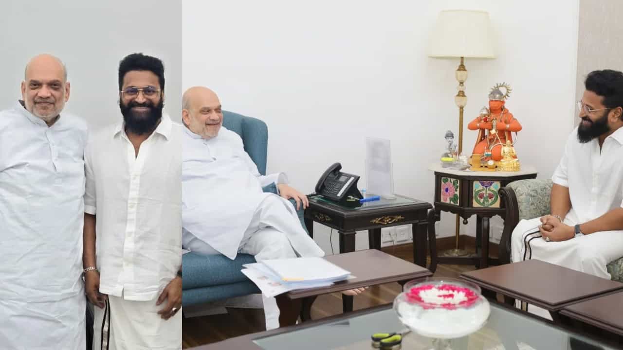 ಅಮಿತ್ ಶಾರ ಭೇಟಿಯಾದ ರಿಷಬ್ ಶೆಟ್ಟಿ: ನಟ ಹೇಳಿದ್ದೇನು?
