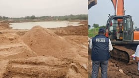 ಬಾಗಲಕೋಟೆ: ಅಕ್ರಮ ಮರಳುಗಾರಿಕೆ ಅಡ್ಡೆ ಮೇಲೆ ಲೋಕಾಯುಕ್ತ ಪೊಲೀಸರ ದಾಳಿ