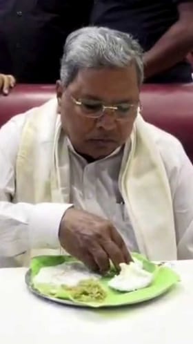 ಮೈಲಾರಿ ಹೋಟೆಲ್​ನಲ್ಲಿ ದೋಸೆ, ಇಡ್ಲಿ ಸವಿದ ಸಿಎಂ!