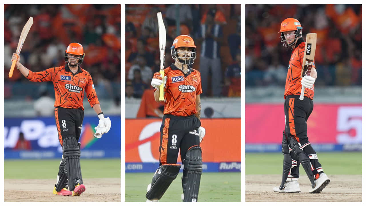 SRH vs RCB: 1500 ರನ್​ಗಳ ರಾಶಿ ಹಾಕಿದ ಸನ್‌ರೈಸರ್ಸ್ ತ್ರಿಮೂರ್ತಿಗಳು