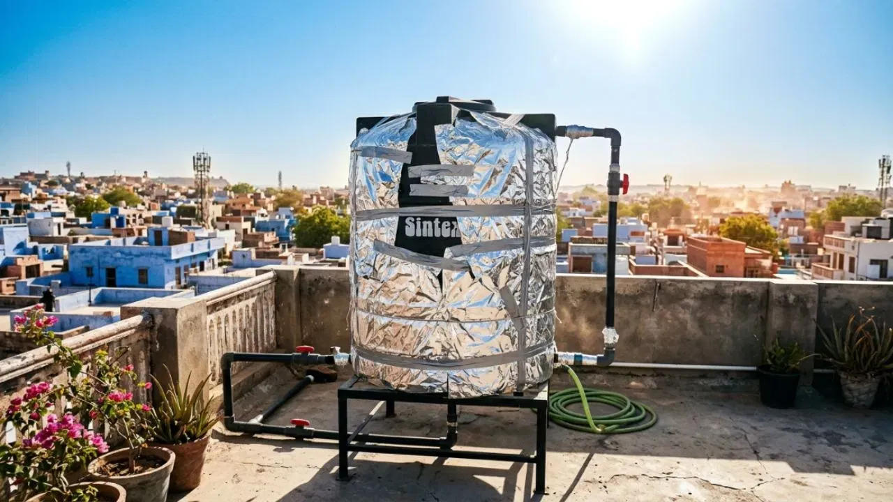 ಈ ತಂತ್ರವು ನೀರನ್ನು ತಂಪಾಗಿಡುವುದರ ಜೊತೆಗೆ, ಪ್ಲಾಸ್ಟಿಕ್ ಟ್ಯಾಂಕ್ಗಳು ಸೂರ್ಯನ ನೇರಳಾತೀತ ಕಿರಣಗಳಿಂದಾಗಿ ದುರ್ಬಲಗೊಂಡು ಒಡೆಯದಂತೆ ರಕ್ಷಿಸಿ, ಅವುಗಳ ಜೀವಿತಾವಧಿಯನ್ನು ಹೆಚ್ಚಿಸುತ್ತದೆ.