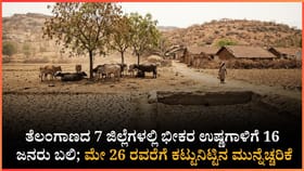 ತೆಲಂಗಾಣದಲ್ಲಿ ಬಿಸಿಲಿಗೆ 16 ಜನ ದಾರುಣ ಸಾವು!