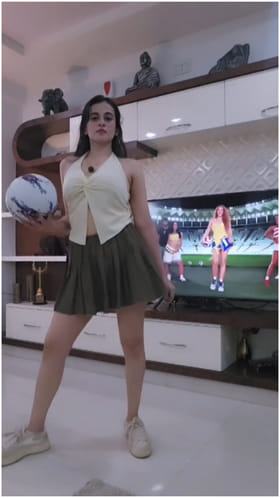 ಶಕೀರಾ ರೀತಿ ಡ್ಯಾನ್ಸ್ ಮಾಡಿದ ತಪಸ್ವಿನಿ ಪೂಣಚ್ಚ