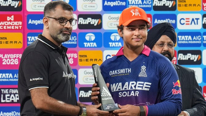 ಆರೆಂಜ್ ಕ್ಯಾಪ್ ಗೆದ್ದ 15 ವರ್ಷದ ವೈಭವ್ ಸೂರ್ಯವಂಶಿ
