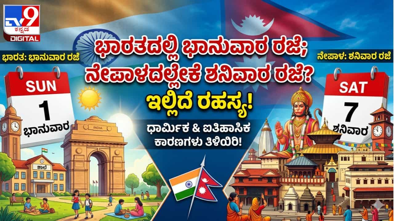 Unique Traditions: ಜಗತ್ತಿನಾದ್ಯಂತ ಭಾನುವಾರ ವಾರದ ರಜೆ; ಆದರೆ ನೇಪಾಳದಲ್ಲೇಕೆ ಶನಿವಾರ ರಜೆ? ಇಲ್ಲಿದೆ ಅಸಲಿ ಕಾರಣ! Unique Traditions: ಜಗತ್ತಿನಾದ್ಯಂತ ಭಾನುವಾರ ವಾರದ ರಜೆ; ಆದರೆ ನೇಪಾಳದಲ್ಲೇಕೆ ಶನಿವಾರ ರಜೆ? ಇಲ್ಲಿದೆ ಅಸಲಿ ಕಾರಣ!