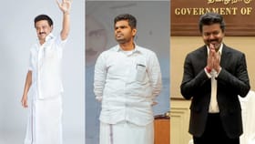 ವಿಜಯ್ ಸೂಟು-ಸ್ಟಾಲಿನ್ ಪಂಚೆ: ಅಣ್ಣಾಮಲೈ ಸಖತ್ ಟಾಂಗ್