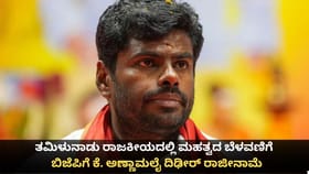 ಬಿಜೆಪಿಗೆ ಕೆ. ಅಣ್ಣಾಮಲೈ ದಿಢೀರ್ ರಾಜೀನಾಮೆ