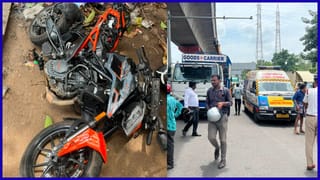 ಗೊರಗುಂಟೆಪಾಳ್ಯದಲ್ಲಿ ಗ್ಯಾಸ್ ಲಾರಿ ಬ್ರೇಕ್ ಫೇಲ್ ಆಗಿ ಕೆಟಿಎಂ ಬೈಕ್‌ಗೆ ಡಿಕ್ಕಿ; ಲಾರಿ ಚಕ್ರದಡಿ ಸಿಲುಕಿ ದಂಪತಿ ಸಾವು
