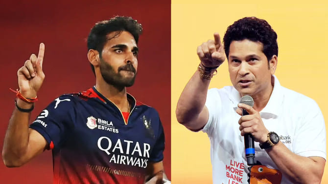 ಭುವನೇಶ್ವರ್ ಕುಮಾರ್​ ಯಶಸ್ಸಿನ ಗುಟ್ಟು ರಟ್ಟು ಮಾಡಿದ ಸಚಿನ್!