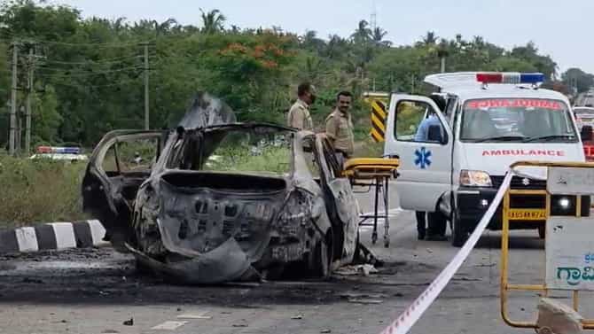 ಪ್ರೇಯಸಿಯೊಂದಿಗೆ ಕಾರಿಲ್ಲಿ ಹೋಗುತ್ತಿರುವಾಗ ನಾಡಬಾಂಬ್​ ಸ್ಫೋಟಿಸಿದ ಪ್ರಿಯಕರ